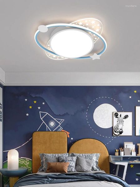 Tavan Işıkları Yatak Odası Basit Modern Oda Aydınlatma Çocukların Vurgu Koruması Düzensiz Geometrik Lambalar
