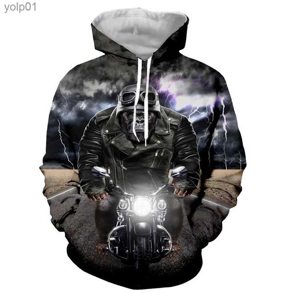 Männer Hoodies Sweatshirts Motorrad Motocross Lustige Neue Mode Lange Sles 3D Druck Reißverschluss/Hoodies/Sweatshirts/Jacke/männer/frauen dropshippingL231107