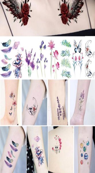 Piccoli tatuaggi temporanei impermeabili Piccoli adesivi per tatuaggi finti per bambini Adulti Uomini e donne5713303