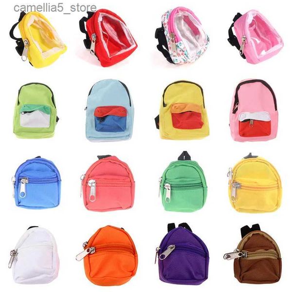 Sırt çantaları 1pcs çanta mini bebek sırt çantası modeli mini okul çantası süsü mini sırt çantası modeli ev bebek fotoğrafçılığı q231108