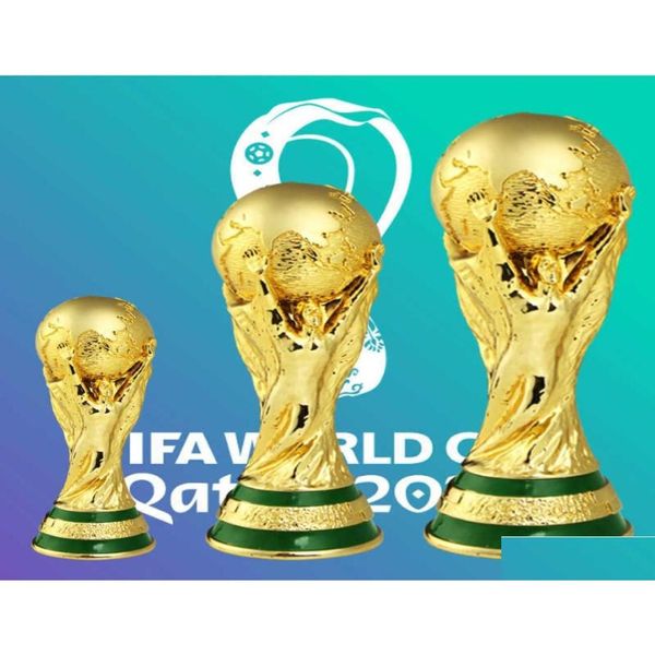 Trofeo europeo da collezione Herces modello in resina artigianato partita di calcio souvenir T2211119088014 Drop Delivery Sport all'aperto Athle Otwdz