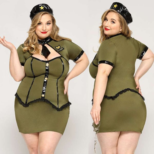 Uniforme militare Set cosplay Abito da donna Intimo Lingerie erotica Costumi porno Abiti sexy per giochi di ruolo Clubwear