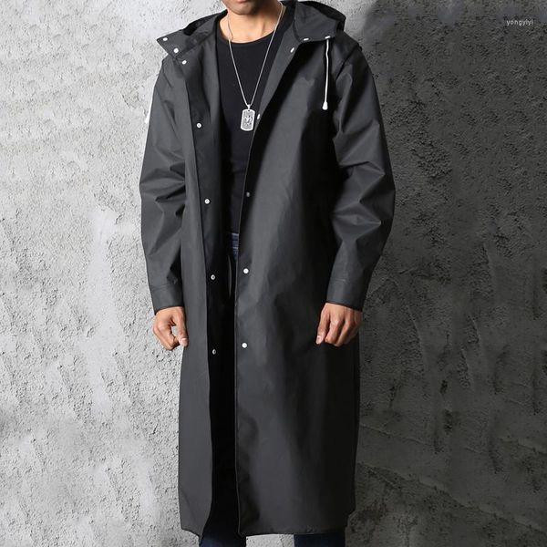 Гоночные куртки для взрослых плащ в плащ EVA Men Long Enlarged Brim Mens Rain Jacket Водонепроницаем