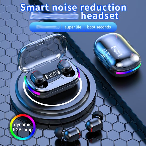 K10 TWS Wireless Earphones Bt 5.3 Touch Control Stereo Headset Sportkopfhörer Wasserdichte Ohrhörer LED-Anzeige