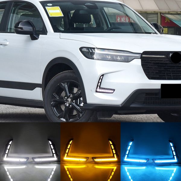 Honda HRV HRV HR-V 2023 LED DRL Gündüz Çalışan Işık Günışları Dinamik Sinyal Sinyal Sis Lambası Araç Aksesuarları