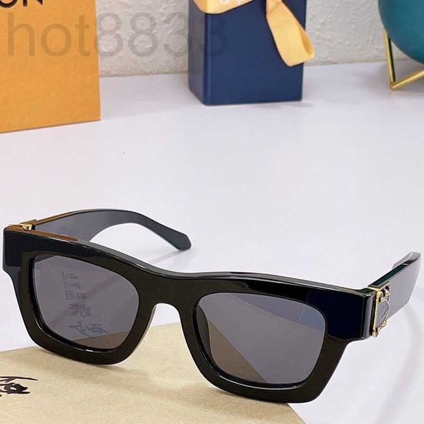 Sonnenbrillen Designer Classic Schwarz Z1415w Fashion Millionaire Quadratischer Rahmen Top Qualität Kontinuierliche Retro Dekorative Brille mit Box CV2E