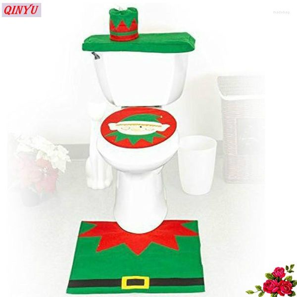 Decorações de Natal Banheiro assistente com uma almofada de pé mais tampa de água de papel Toalha de papel Decoração 7ZHH147