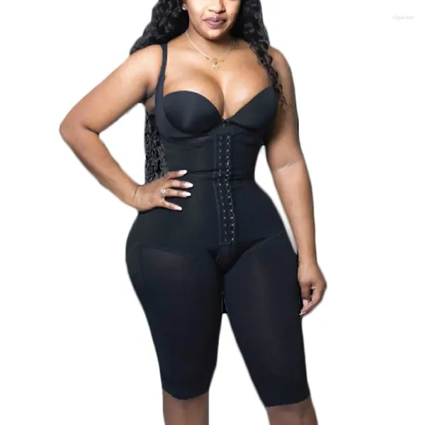 Intimo modellante da donna Fajas sexy Shapewear Corsetto modellante ad alta compressione per donna Allenatore in vita con ganci Guaina dimagrante post-uso