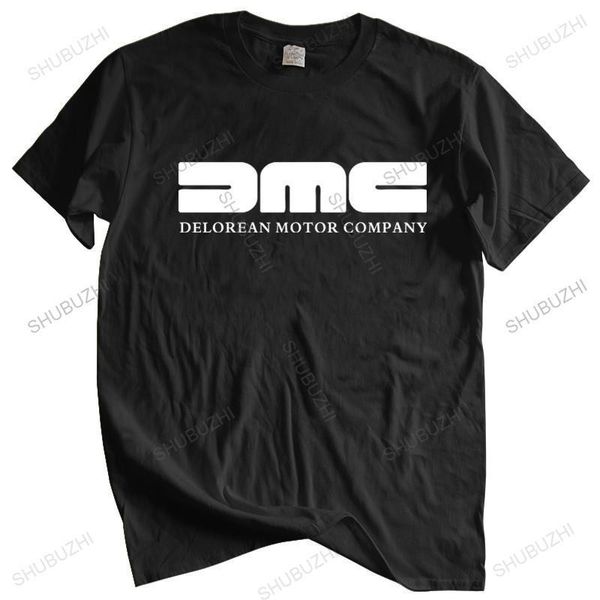 T-shirt da uomo T-shirt da uomo con scollo a O T-shirt di marca di moda Nera T-shirt DMC DeLorean unisex Ritorno al futuro Vintage Mcfly Taglia europea 230407