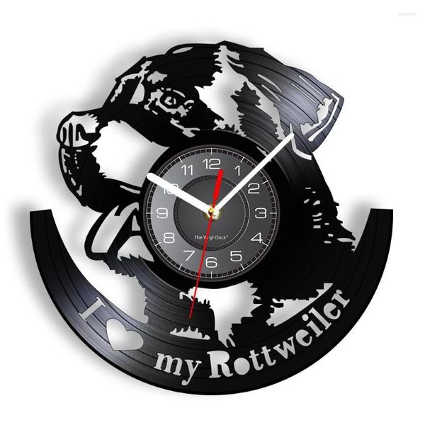 Настенные часы Rottweiler Германия домашние собаки рекорды Decor Decor Rottweil мясники