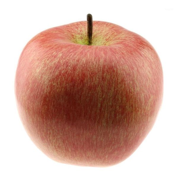 Decoração de festa Gresoth 16cm grande maçã falsa Apple Artificial Fruit Home Dispaly Dispaly Toy - Pink