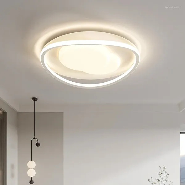 Deckenleuchten, moderne LED-Lampe im nordischen Minimalismus-Stil, runde Panel-Lampe für Wohnzimmer, Schlafzimmer, Innenbeleuchtung