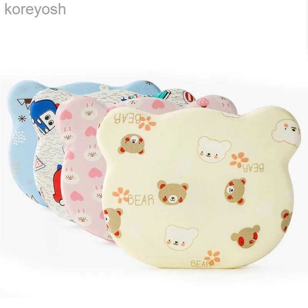 Kissen Baby Memory Foam Kissen Niedlicher Bär Neugeborenes schützendes Kopfkissen Weiches Baby Schlafpositionierungspad für Babybettwäsche SuppliesL231107