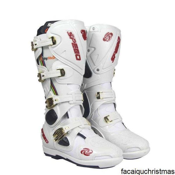 Motorradschuhe Authentische Reitschuhe Riding Tribe Offroad Motorrad-Reitschuhe Herren Sommer Ganzjahres-Rennstiefel Anti-Drop-Motorradschuhe Motorc HBGD