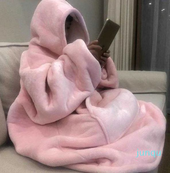 Battaniyeler Sıcak Kalın TV Battaniye Kazak Kış Pamuklu Çaplı Kumlar Tembel Pijama Evrensel W0408