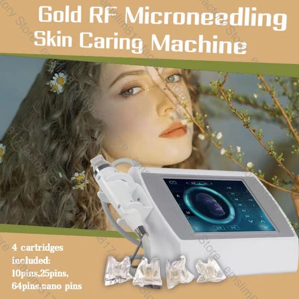 2023 Nuovo strumento di bellezza domestico RF Microneedle Care della pelle Rimozione cicatrice Attrezzatura di bellezza professionale portatile
