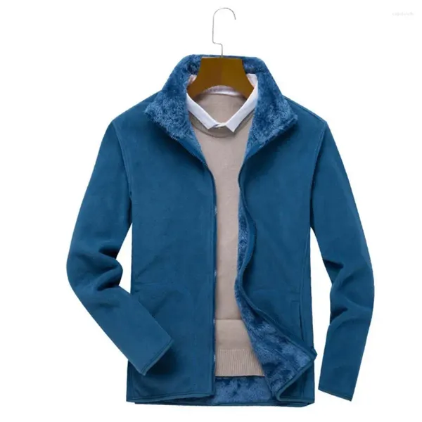 Jaquetas masculinas homens cordeiro lã inverno lã teddy cashmere jacke casacos gola moda solta parkas y2k roupas