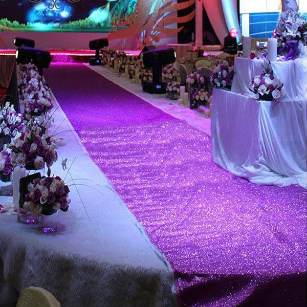 Papéis de parede 50m um rolo vendendo tecido glitter para carpete de decoração de casamento e papel de parede de fundo