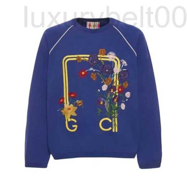 Felpe con cappuccio da uomo Felpe firmate moda fiore ricamato uomini costosi maglione sciolto alla moda tutto-fiammifero bouquet da donna top a maniche lunghe in cotone lavorato a maglia