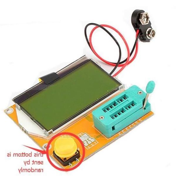 Freeshipping Mega328 Transistor Tester Diodo Triode Capacitância ESR Medidor MOS / PNP / NPN L / C / R Bem Funcionando Pnwgg