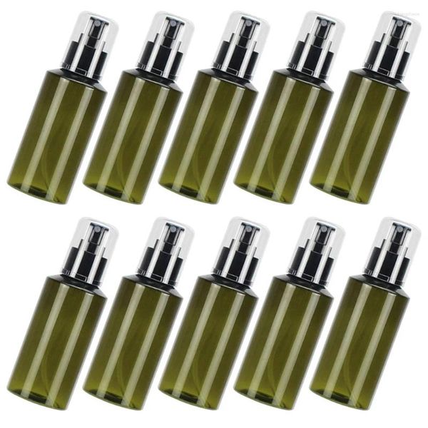 Garrafas de armazenamento 10 pcs spray garrafa portátil vazio loção névoa toner plástico recarregável pequeno