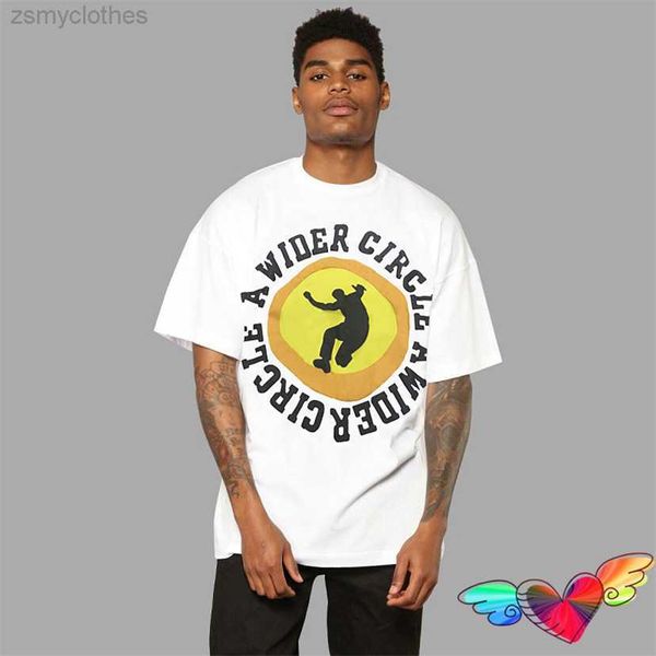 Camisetas masculinas 2023 White cpfm.xyz camiseta masculina mulher mulher hip hop foam impressão cpfm tee cactus planta de pulgas no mercado de pulgas de manga curta