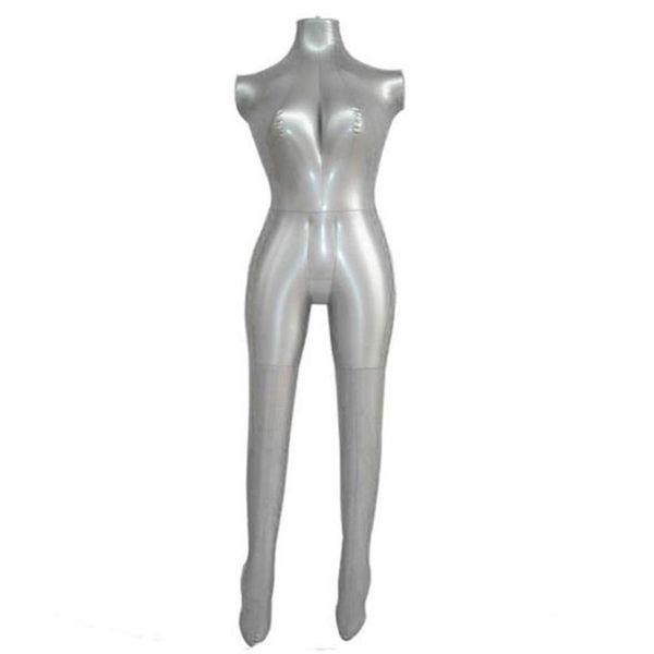 Moda feminina roupas exibir manequim suporte inflável torso mulheres infláveis modelos de pano pvc inflação manequins corpo inteiro304z