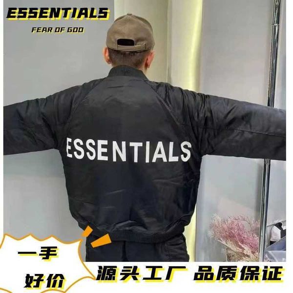 Куртка FOG ESSENTIALS двухстрочная бейсбольная куртка с буквенным принтом ВВС, короткий тонкий плащ для мужчин P970