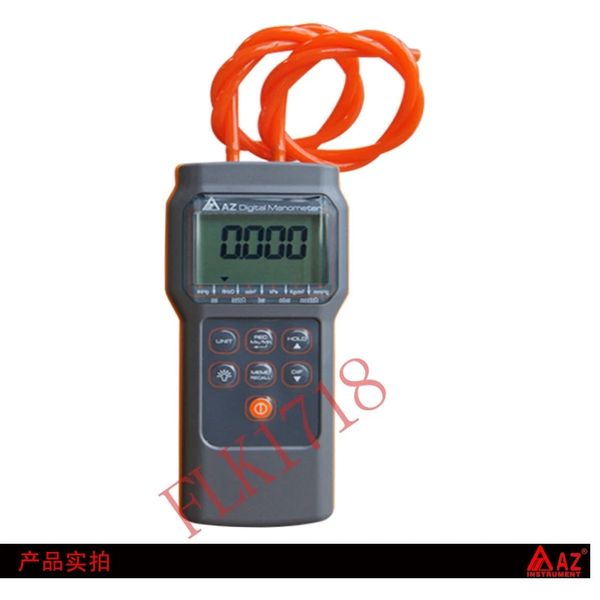 AZ82062 Manometro digitale Alta precisione tascabile 6 Psi Manometro elettronico Tester per misuratore di pressione differenziale