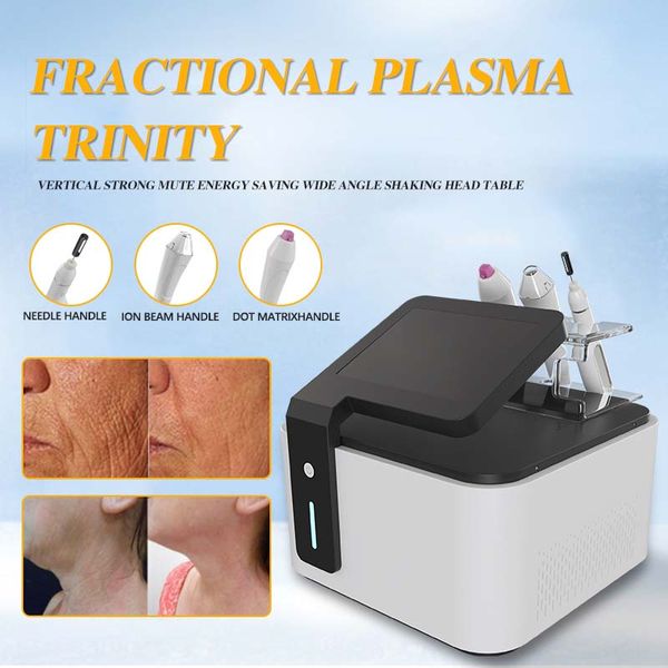3 em 1 Máquina de terapia plasmática Anti envelhecimento Cuidados com a pele Redução de pigmentos Máquina portátil de tratamento de plasma