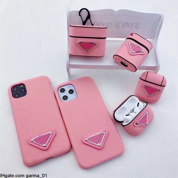 Capa de qualidade de alta qualidade para iphone 7-12promax modelo e capa de fone de ouvido para airpods 1 2 pro designer phonecases e fone de ouvido bluetooth