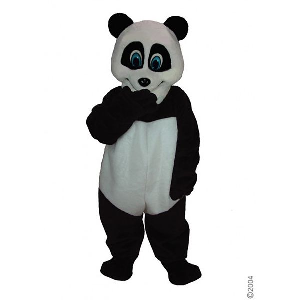 Halloween bambu panda urso mascote trajes personagem dos desenhos animados adulto feminino vestido carnaval unisex adultos