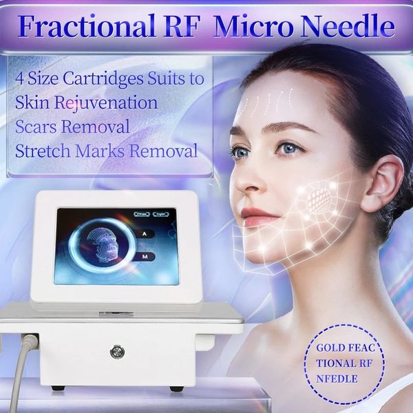 Multifunktionale Schönheitsausrüstung Gold Micro Needle Machine Radiofrequenz-Mikronadel Fractiona Fractional Microneedle Machine Face Body Lift