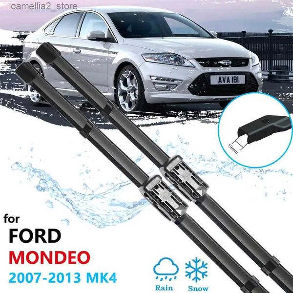 Дворники для Ford Mondeo MK4 2007 2008 2009 2010 2011 2012 2013 Автомобильные щетки стеклоочистителя переднего окна Мытье лобового стекла Автомобильные аксессуары Q231107