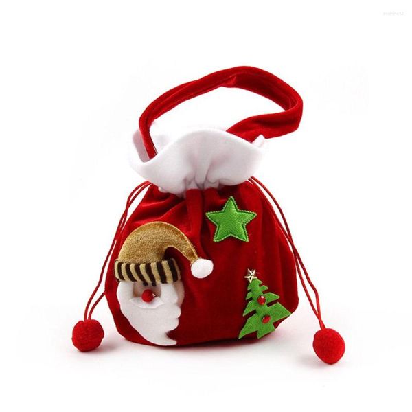 Noel Süslemeleri Merry Malzemeleri Şeker Çantaları Yıllık Çocuk Hediye Kardan Adam Çanta Ev Dekor Dekorasyonu KC1241