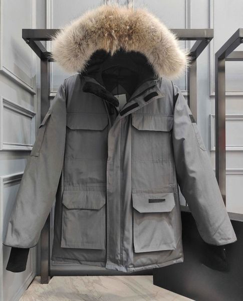 Herren down Parkas kanadische Jacke Winterjacken dicke warme Männer Kleidung Outdoor Mode Halten Sie Paar Live -Rundfunk Frauen Goosenva60yi24s0n6