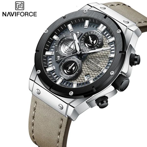 Orologi da donna Top Brand NAVIFORCE Orologi da uomo Impermeabili di lusso Sport Lancette luminose Orologio da polso maschile Cronografo Relogio Masculino 231107