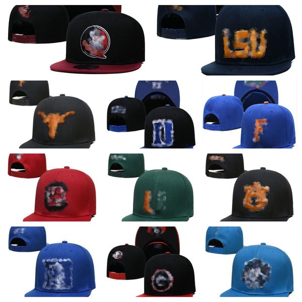 Hats de designer de luxo Snapback College Baseball Snapbacks All Team