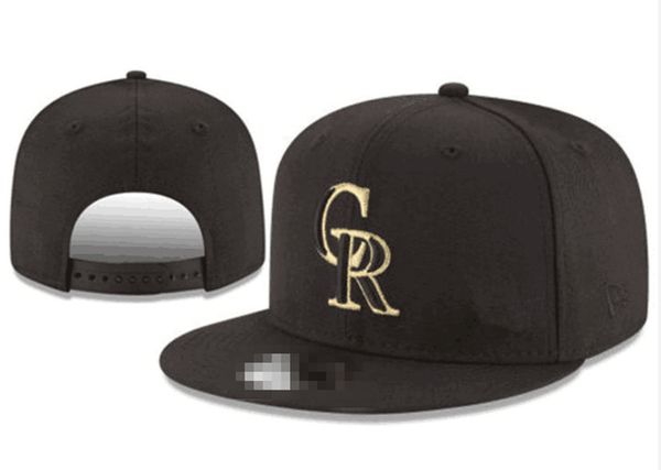 2023 Hiphop Cap Rockies Cr Mektup Kemik Aba Aba Reta Yeni Moda Snapback Hats Sport Beyzbol Kapakları Erkek Kadınlar H8-4.11