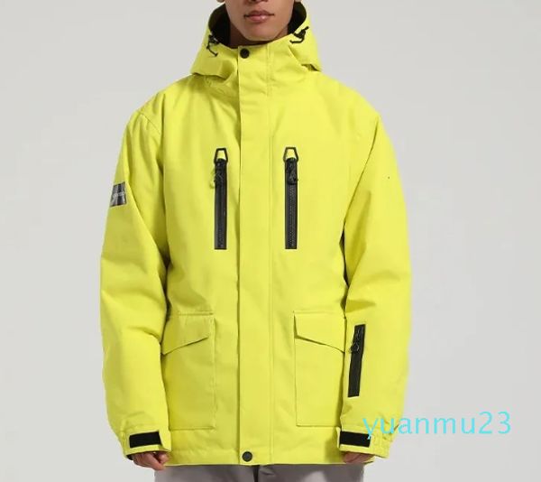 Skianzüge Gsou Snow wasserdichte winddichte Jacke Skianzug Damen Herren Snowboardjacken Skianzug Damen