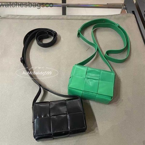 Bolsa de luxo bvs óleo cera couro mini caixa saco para mulheres cassete tecido mini câmera saco totes bolsa embreagem caso cartão y5