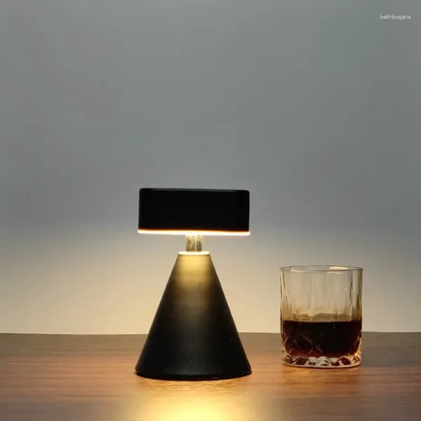 Lâmpadas de mesa Lâmpada de mesa USB Carregamento Touch LED Proteção ocular Atmosfera Decorativa