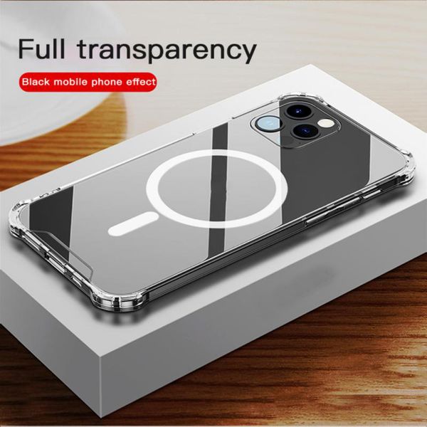 Custodia per cellulare trasparente per iPhone 14 13 12 11 Custodia protettiva antiurto per custodia Pro Max Mini per iPhone