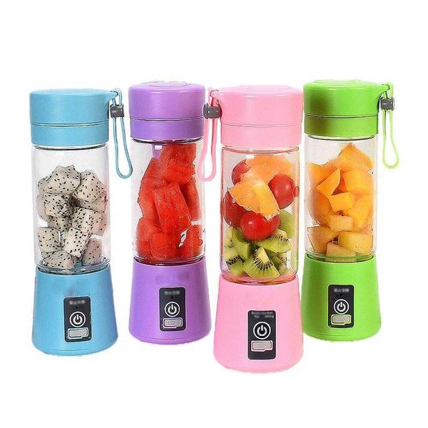 Espremedores Novo Liquidificador Portátil USB Mixer Máquina de Espremedor Elétrico Liquidificador de Smoothie Mini Processador de Alimentos Espremedor de Limão Pessoal Espremedor de Frutas P230407