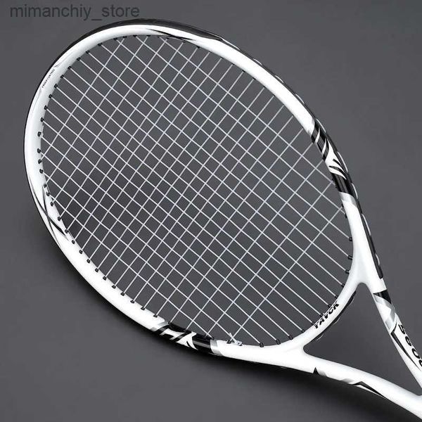 Tenis Raketleri Yüksek Kaliteli Ultra Hafif Alüminyum Alaşım Karbon Tenis Raket Yetişkin Profesyonel Eğitim Raketleri İp String Bag erkekleri Kadınlar Padel Q231109