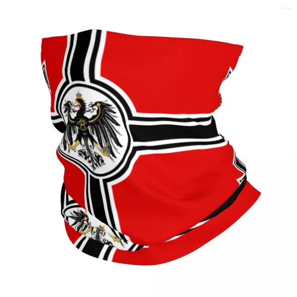 Eşarplar Alman DK Reich Flag Bandana Boyun Gaiter İmparatorluğu Baskılı Almanya Gurur Maske Eşarp Çok Kullanımlı Balaclava Çalışan Yetişkin Rüzgar Geçirmez