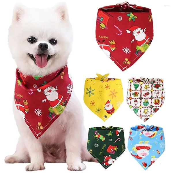 Hondenkledingbenodigdheden Bandanakostuums Sjaal Halsband Honden Huisdier Kleine Accessoires Kerstmis Groot Kerstmis Voor Cat