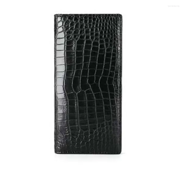 Portafogli Madun Thailandia Import Crocodile Portafoglio da uomo Borsa da uomo Business Lungo Più schermi Double Sided