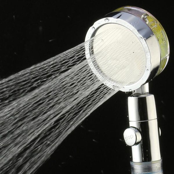 Set di accessori per il bagno Soffione doccia a 3 modalità per bagno Interruttore di regolazione ad alta pressione in ABS Ugello per risparmio idrico portatile a risparmio idrico