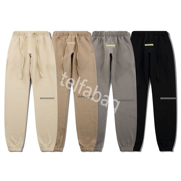 Pantaloni corti da uomo firmati abbigliamento essclothing Pantoufle tinta unita pantaloni sportivi in bianco e nero per uomo donna Jogger essen set con cappuccio